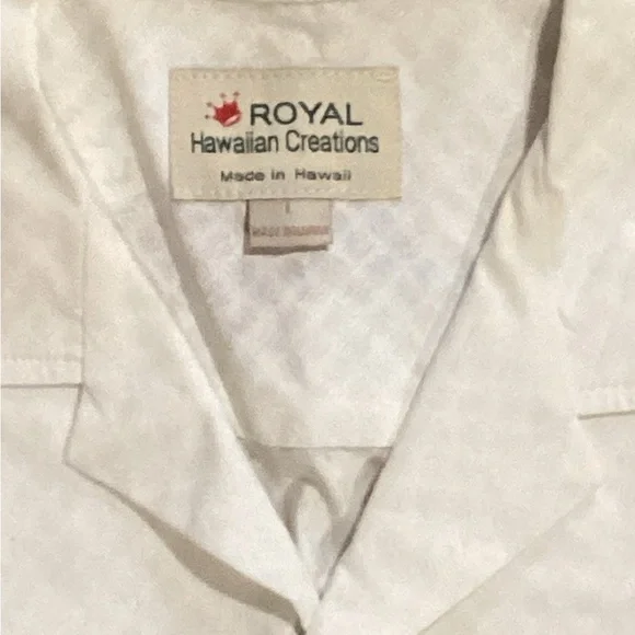 Royal Hawaiian Creations 100% Cotton Size L Hawaiian Shirt - Picture 3 of 3